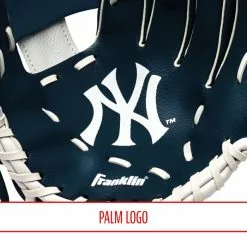 Franklin MLB Yankees Tee Ball Glove - 9.5" -Wilson Sales Store 76099f10 phase1 detail3
