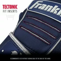 Franklin CFX Pro Full Color Chrome Youth Batting Gloves -Wilson Sales Store CFXNavyWhiteYouth1