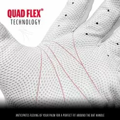 Franklin CFX Pro Full Color Chrome Youth Batting Gloves -Wilson Sales Store CFXWhiteYouth3