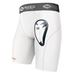 Shock Doctor Core Compression Short With Bio-Flex Cup 7 Shock Doctor Core Compression Short With Bio-Flex Cup -Wilson Sales Store CORECOMPRESSIONSHORTWITHBIO FLEXCUPMENS