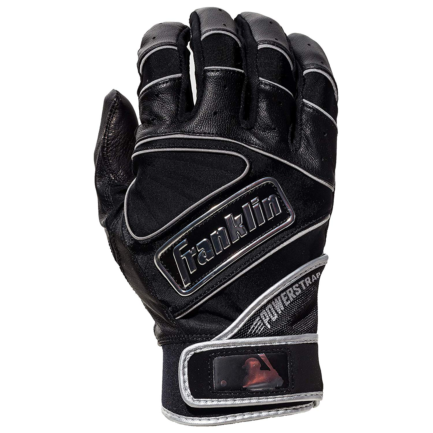 Franklin Powerstrap Chrome Adult Batting Gloves 2 Franklin Powerstrap Chrome Adult Batting Gloves - Image 2