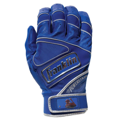 Franklin Powerstrap Chrome Adult Batting Gloves 10 Franklin Powerstrap Chrome Adult Batting Gloves -Wilson Sales Store Chrome PowerStrap ROYAL