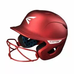 Easton Ghost Matte Fastpitch Batter's Helmet With Mask -Wilson Sales Store GHOSTMATTE RED
