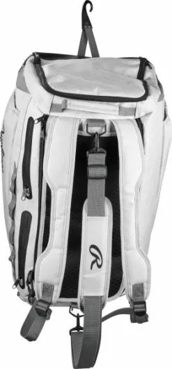 Rawlings Mach Hyrbid Duffle Bag/Backpack 39 Rawlings Mach Hyrbid Duffle Bag/Backpack -Wilson Sales Store MachDuffleWhite5