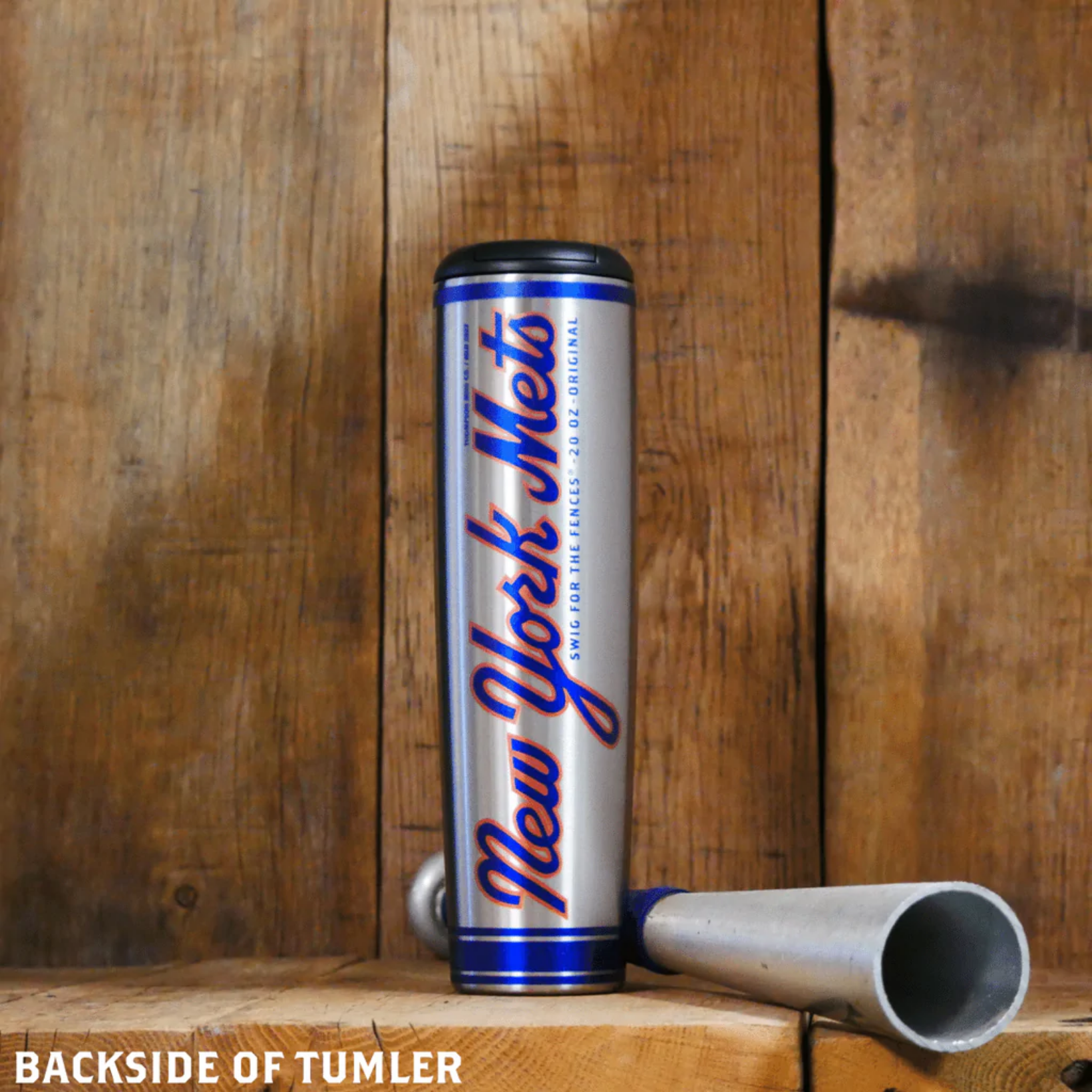Dugout Mugs New York Mets "Limited Edition" Metal Dugout Mug | Stainless Steel Baseball Bat Mug 2 Dugout Mugs New York Mets "Limited Edition" Metal Dugout Mug | Stainless Steel Baseball Bat Mug - Image 2