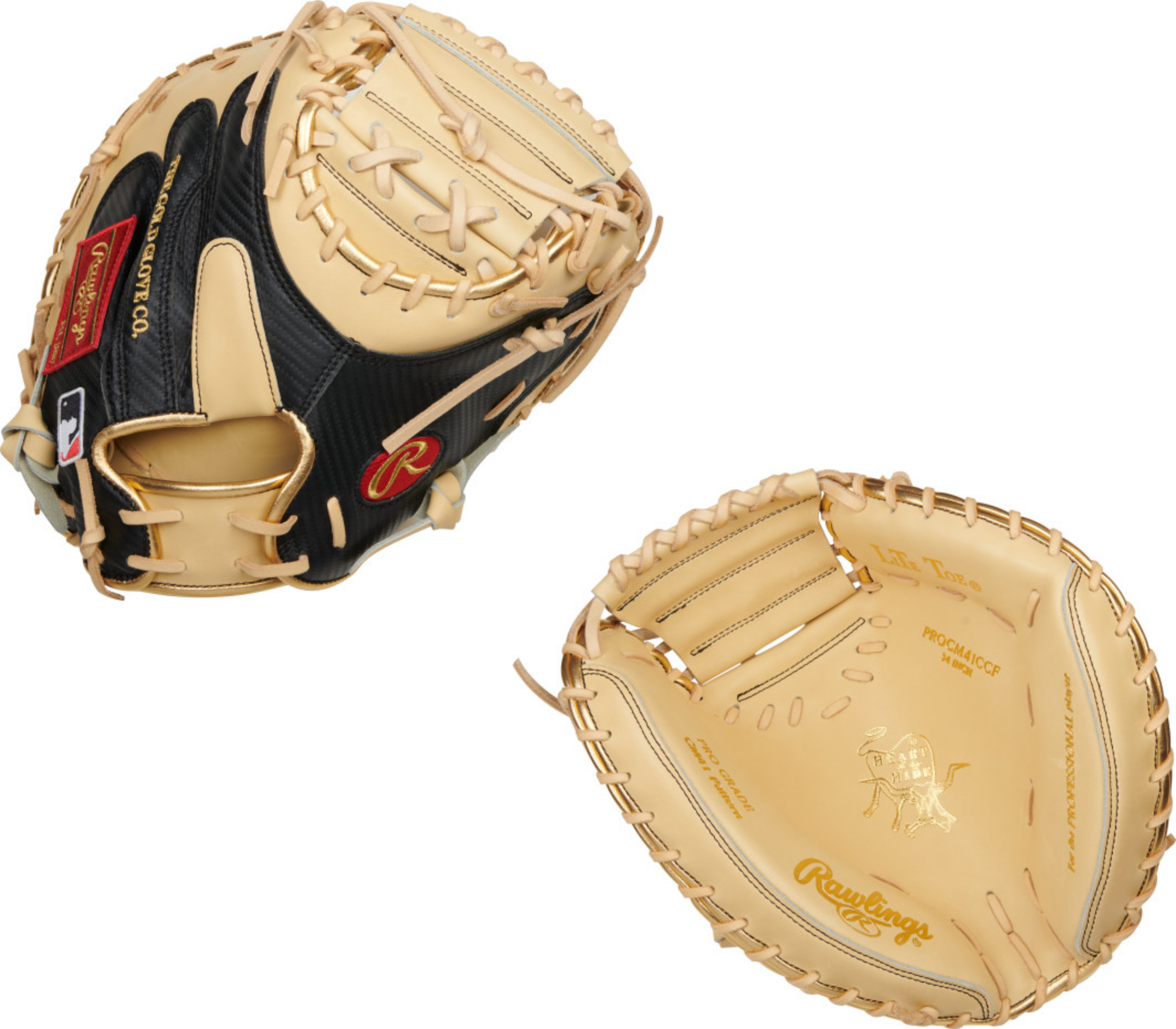 Rawlings Heart Of The Hide PROCM41CCF Catcher's Mitt - 34" 1 Rawlings Heart Of The Hide PROCM41CCF Catcher's Mitt - 34"
