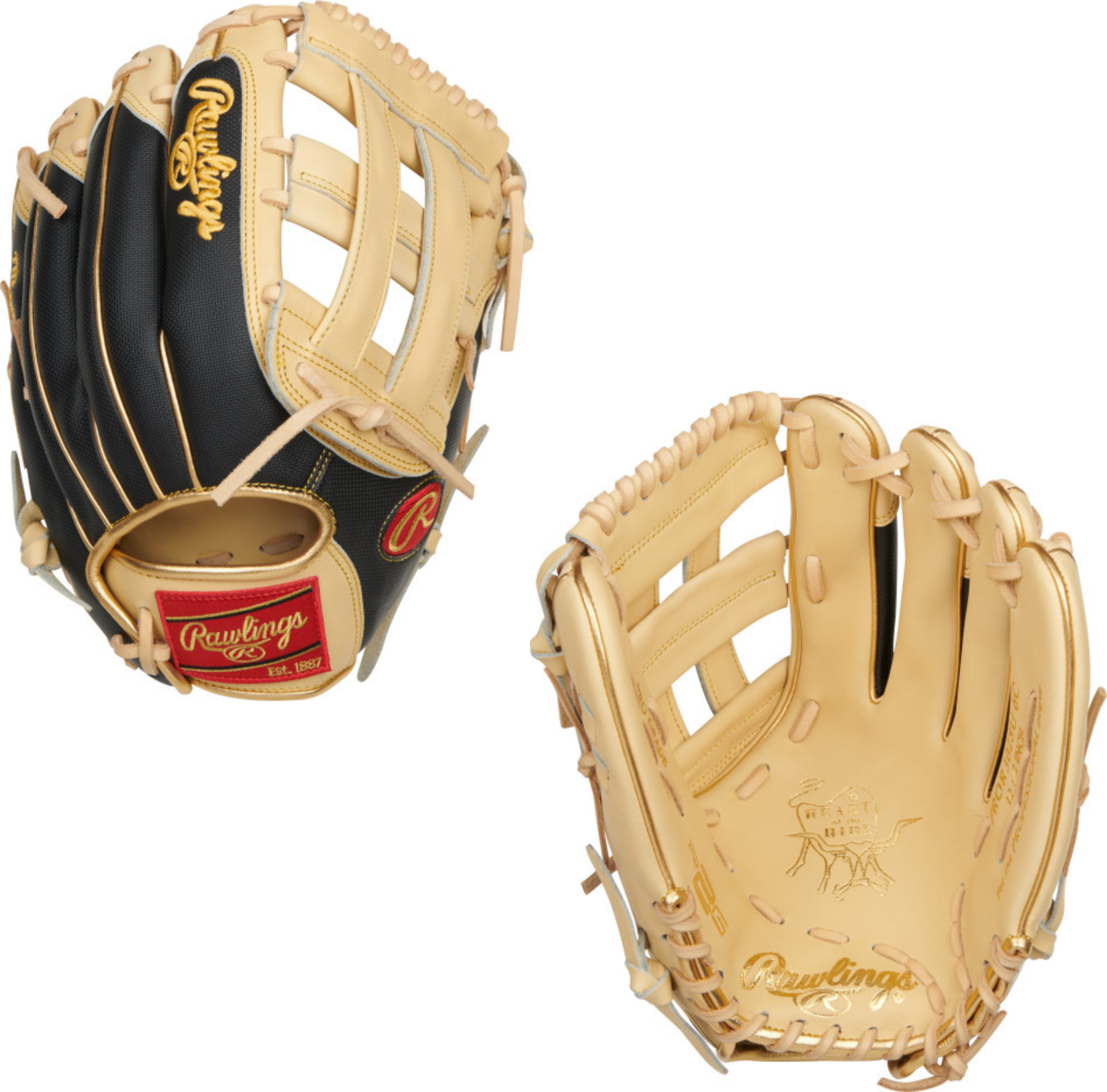 Rawlings Heart Of The Hide PROR3028U-6C R2G ContoUR Outfield Glove - 12.5" 1 Rawlings Heart Of The Hide PROR3028U-6C R2G ContoUR Outfield Glove - 12.5"