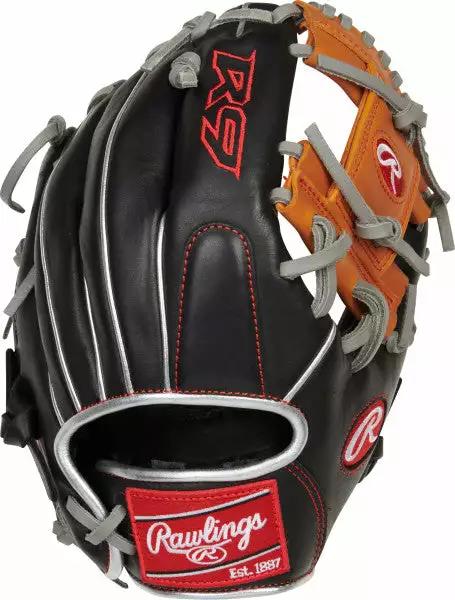 Rawlings R9 Youth ContoUR R91125U-2BT Baseball Glove - 11.25" 2 Rawlings R9 Youth ContoUR R91125U-2BT Baseball Glove - 11.25" - Image 2