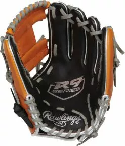 Rawlings R9 Youth ContoUR R91125U-2BT Baseball Glove - 11.25" 7 Rawlings R9 Youth ContoUR R91125U-2BT Baseball Glove - 11.25" -Wilson Sales Store R91125U 2BT2