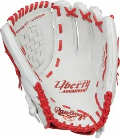 Rawlings Liberty Advanced Series RLA125-3S Outfield Fastpitch Softball Glove - 12.5" -Wilson Sales Store RLA125 3S2