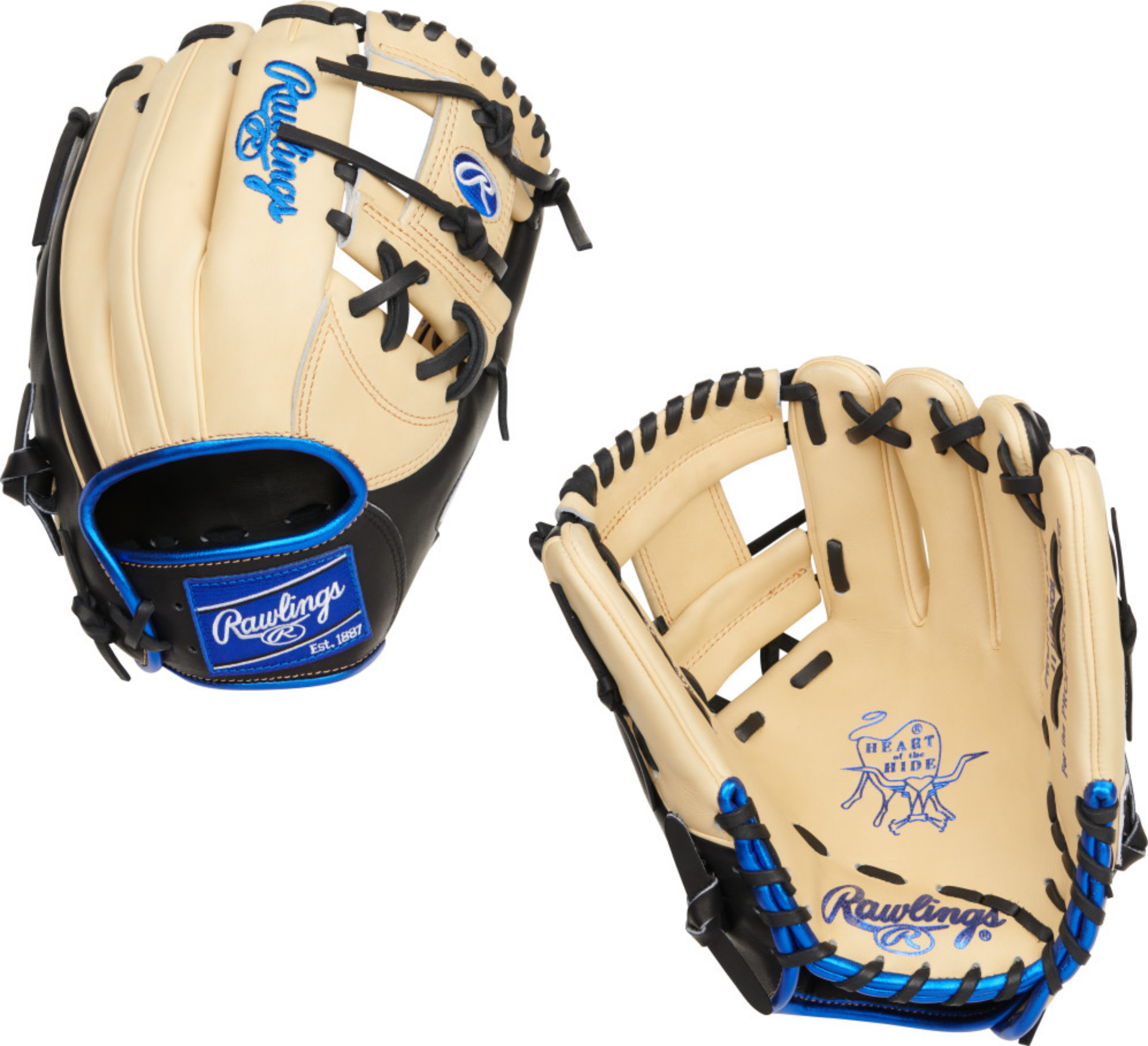 Rawlings Heart Of The Hide PRONP4-2CR Infield Glove - 11.5" 1 Rawlings Heart Of The Hide PRONP4-2CR Infield Glove - 11.5"