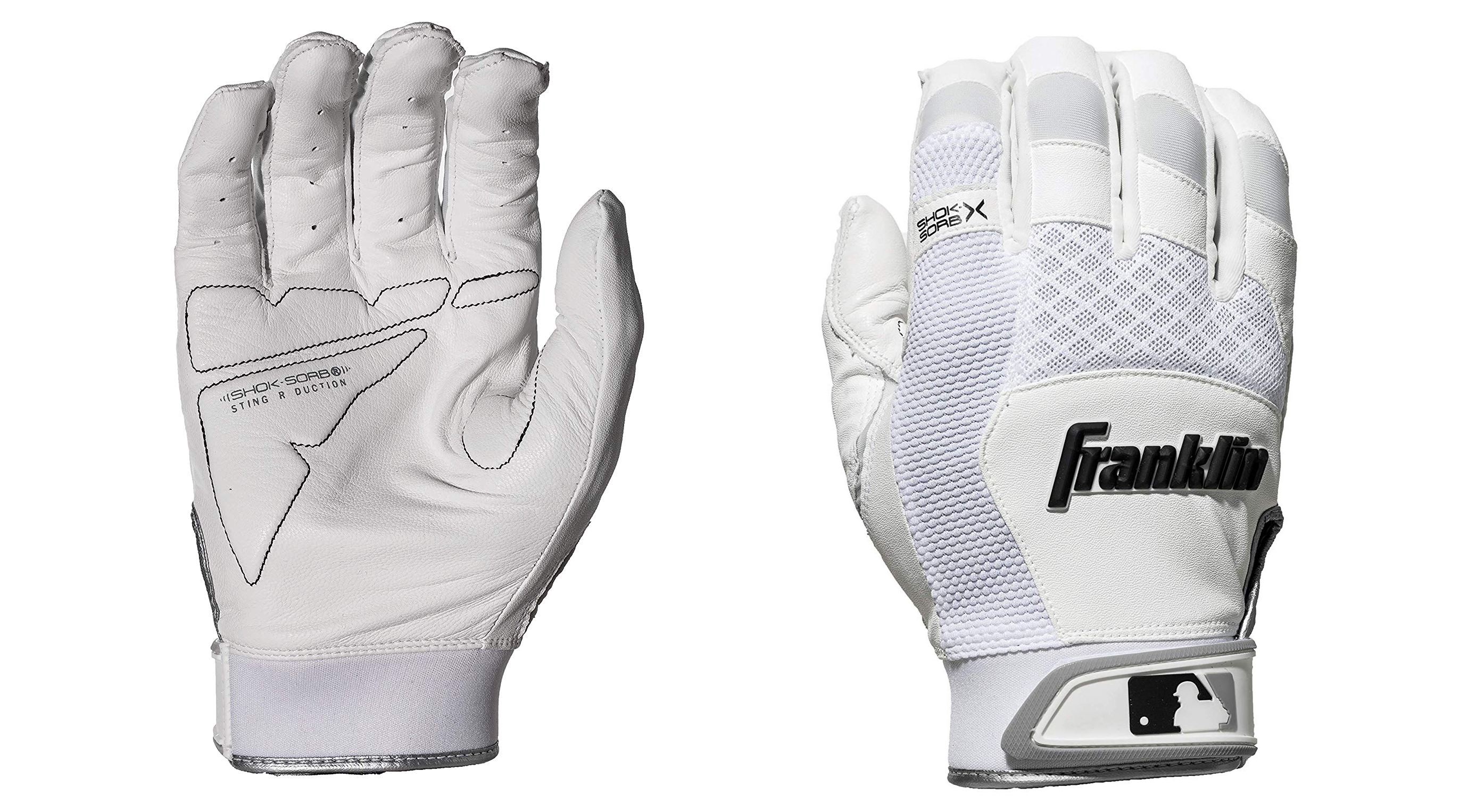 Franklin SHOK-SORB® X Youth Batting Gloves 1 Franklin SHOK-SORB® X Youth Batting Gloves