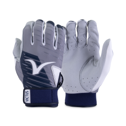 Victus Team Adult Batting Gloves -Wilson Sales Store TeamBattingGlovesGray Navy