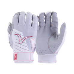 Victus Team Adult Batting Gloves -Wilson Sales Store TeamBattingGlovesWhite Red