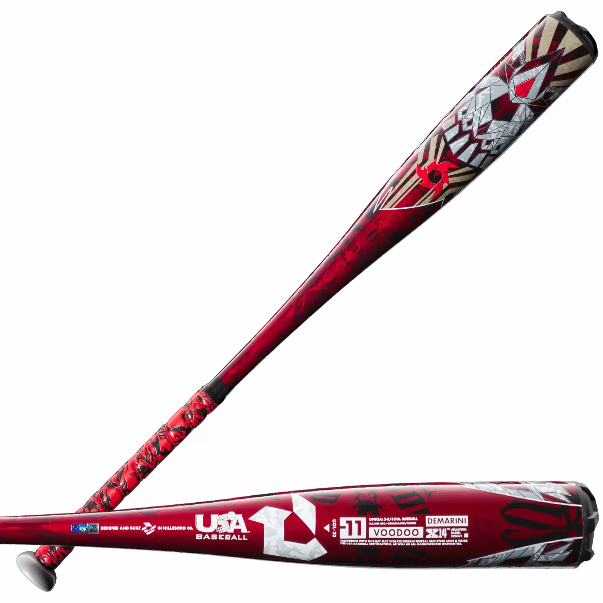 DeMarini 2023 Voodoo One USA Baseball Bat (-11) 1 DeMarini 2023 Voodoo One USA Baseball Bat (-11)