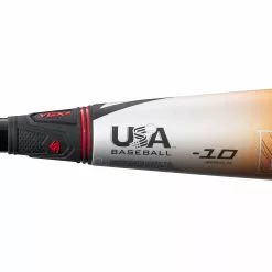 Louisville Slugger 2023 Select Power 2 5/8" USA Baseball Bat (-10) 17 Louisville Slugger 2023 Select Power 2 5/8" USA Baseball Bat (-10) -Wilson Sales Store WBL2660010 7 LS Slect PWR 10 SI RD OR.png.high res