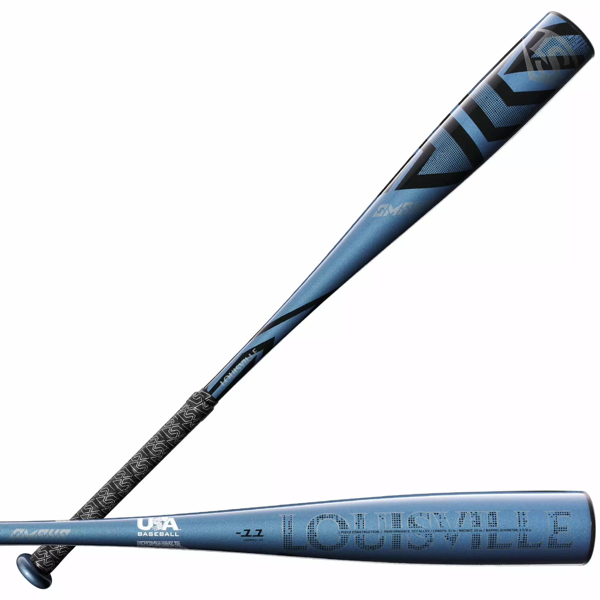 Louisville Slugger 2023 Omaha 2 5/8" USA Baseball Bat (-11) 1 Louisville Slugger 2023 Omaha 2 5/8" USA Baseball Bat (-11)