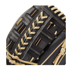 Wilson A2000 1800SS SuperSkin Outfield Baseball Glove - 12.75" -Wilson Sales Store WBW100102 4 A2000 OF 1800SS 1275 BlackSS Black Blonde