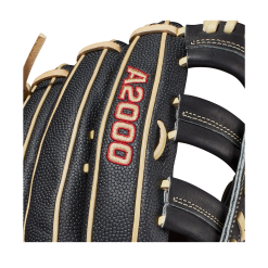 Wilson A2000 1800SS SuperSkin Outfield Baseball Glove - 12.75" -Wilson Sales Store WBW100102 5 A2000 OF 1800SS 1275 BlackSS Black Blonde
