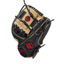 Wilson A700 Infield Baseball Glove - 11.5" -Wilson Sales Store WBW100126 2 A700 115 Black Blonde