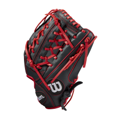 Wilson A700 Infield/Outfield Baseball Glove - 12" 8 Wilson A700 Infield/Outfield Baseball Glove - 12" -Wilson Sales Store WBW100127 2 A700 12 Black Red