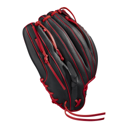Wilson A700 Infield/Outfield Baseball Glove - 12" 9 Wilson A700 Infield/Outfield Baseball Glove - 12" -Wilson Sales Store WBW100127 3 A700 12 Black Red
