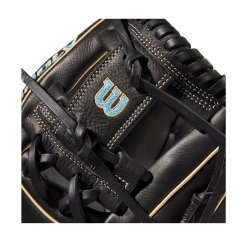 Wilson A1000 DP15 Infield Baseball Glove - 11.5" 13 Wilson A1000 DP15 Infield Baseball Glove - 11.5" -Wilson Sales Store WBW100133 4 A1000 DP15 IF 115 Blue Black Blonde