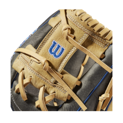 Wilson A1000 1787 Infield Baseball Glove - 11.75" -Wilson Sales Store WBW100135 4 A1000 1787 IF 1175 Grey Blonde RoyalBlue