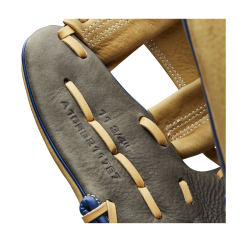 Wilson A1000 1787 Infield Baseball Glove - 11.75" -Wilson Sales Store WBW100135 6 A1000 1787 IF 1175 Grey Blonde RoyalBlue