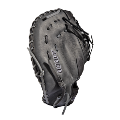 Wilson A1000 1620 First Base Baseball Mitt - 12.5" 10 Wilson A1000 1620 First Base Baseball Mitt - 12.5" -Wilson Sales Store WBW100141 3 A1000 1620 1B 125 Grey Black