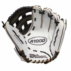 Wilson A1000 IF12 Infield/Pitcher Fastpitch Glove - 12" -Wilson Sales Store WBW100179 1 A1000 FP IF 12 White Black.png.high res