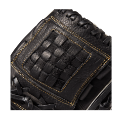Wilson A1000 P12 Infield/Pitcher Fastpitch Glove - 12" -Wilson Sales Store WBW100180 4 A1000 FP P 12 Black MetallicGold White
