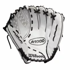 Wilson A1000 V125 Pitcher/Outfield Fastpitch Glove - 12.5" -Wilson Sales Store WBW100182 1 A1000 FP V125 OF 125 White Black.png.high res