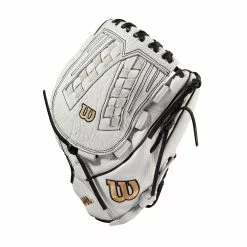 Wilson A1000 V125 Pitcher/Outfield Fastpitch Glove - 12.5" -Wilson Sales Store WBW100182 2 A1000 FP V125 OF 125 White Black.png.high res