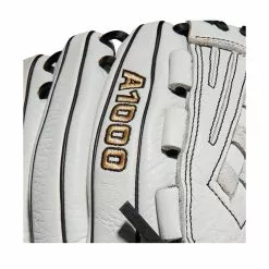 Wilson A1000 V125 Pitcher/Outfield Fastpitch Glove - 12.5" -Wilson Sales Store WBW100182 5 A1000 FP V125 OF 125 White Black.png.high res
