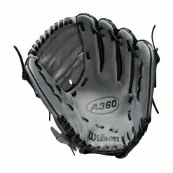 Wilson A360 Utility Baseball Glove - 12" 6 Wilson A360 Utility Baseball Glove - 12" -Wilson Sales Store WBW100187 1 A360 Baseball 12 Black Grey.png.high res