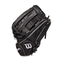 Wilson A700 Infield Fastpitch Glove - 12" -Wilson Sales Store WBW100424 2 A700 FP IF 12 Black White