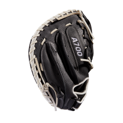Wilson A700 Cather's Fastpitch Mitt - 33" -Wilson Sales Store WBW100427 3 A700 FP CM Mitt 33 Black White
