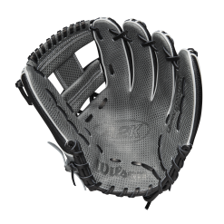 Wilson 2023 A2K SC1787SS Infield Baseball Glove - 11.75" 11 Wilson 2023 A2K SC1787SS Infield Baseball Glove - 11.75" -Wilson Sales Store WBW100892 1 A2K IF 1787SC 1175 BlackSS GreyDimple Grey