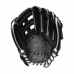 Wilson A500 Youth Baseball Glove - 10.5" 9 Wilson A500 Youth Baseball Glove - 10.5" -Wilson Sales Store WBW100898 1 A500 BB 105 Boys Black White Blonde.png.high res