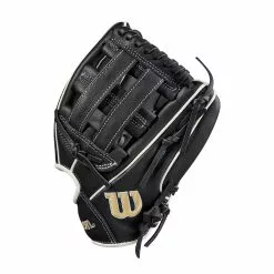 Wilson A500 Youth Baseball Glove - 10.5" 10 Wilson A500 Youth Baseball Glove - 10.5" -Wilson Sales Store WBW100898 2 A500 BB 105 Boys Black White Blonde.png.high res