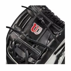 Wilson A2000 1975 Infield Baseball Glove - 11.75" -Wilson Sales Store WBW100970 4 2023 A2000 IF 1975 1175 Black White Red.png.high res