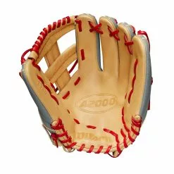 Wilson A2000 1785SS Infield Baseball Glove - 11.75" 10 Wilson A2000 1785SS Infield Baseball Glove - 11.75" -Wilson Sales Store WBW100971 1 A2000 IF 1785SS 1175 GreySS Blonde Red.png.high res
