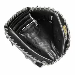 Wilson A2000 M2 Baseball Catchers Mitt - 33.5" -Wilson Sales Store WBW100977 1 A2000 C M2SS 335 Grey Black.png.high res