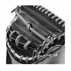 Wilson A2000 M2 Baseball Catchers Mitt - 33.5" -Wilson Sales Store WBW100977 4 A2000 C M2SS 335 Grey Black.png.high res