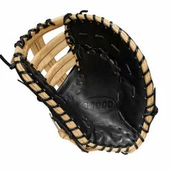Wilson A2000 1679SS First Base Baseball Mitt - 12.5" -Wilson Sales Store WBW100979 1 A2000 1B 1679SS 125 Black BlackSS Blonde.png.high res