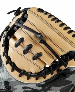 Wilson A2000 Custom CM33SS October 2022 Glove Of The Month - 33" -Wilson Sales Store WBW101283 4 A2000 OCT 2022 GOTM CM33 BLACK CAMO BLONDE.png.high res