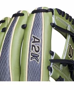 Wilson A2K Custom 1786 December 2022 Glove Of The Month - 11.5" -Wilson Sales Store WBW101285 5 2022 DEC GOTM A2K 1786 MIL GR GY.png.high res
