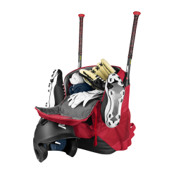 Easton Walk-Off NX Backpack -Wilson Sales Store Walk OffNXInteriorwithGear RD 1
