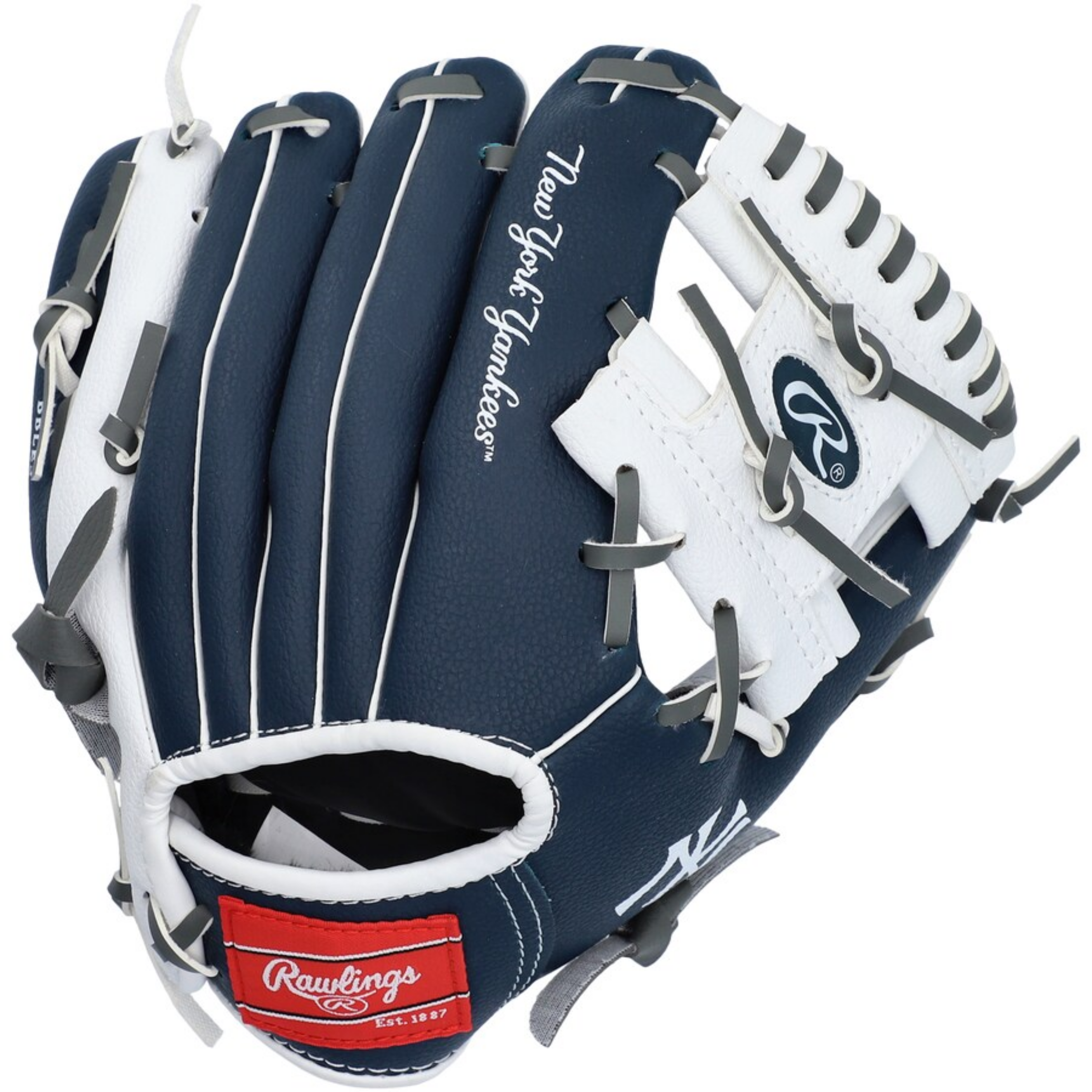 Rawlings New York Yankees Tee Ball Glove - 10" 2 Rawlings New York Yankees Tee Ball Glove - 10" - Image 2